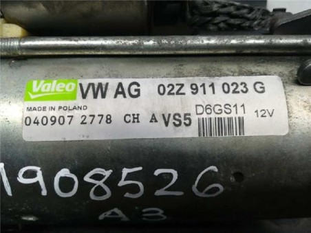 Motor Arranque Audi A3 1 4 16V TFSI 