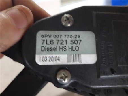 Potenciometro Pedal Gas Volkswagen TOUAREG 2 5 TDI DPF 
