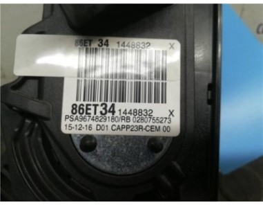 Potenciometro Pedal Gas Peugeot 3008 1 2 12V e-THP / PureTech 