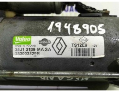 Motor Arranque Renault MEGANE III BERLINA 5 P 1 5 dCi D FAP 