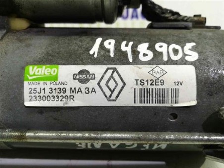 Motor Arranque Renault MEGANE III BERLINA 5 P 1 5 dCi D FAP 