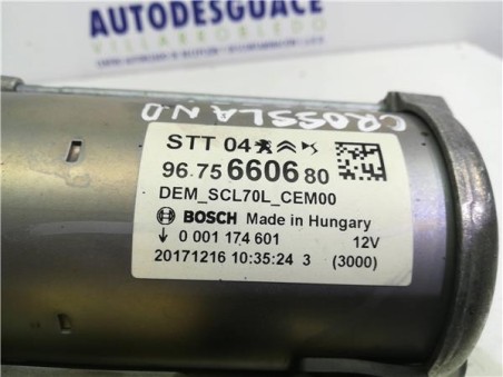 Motor Arranque Opel CROSSLAND X 1 6 16V CDTI DPF 
