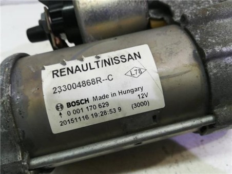 Motor Arranque Renault KANGOO 1 5 dCi D FAP 