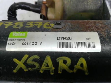 Motor Arranque Citroen XSARA Break 1 9 Turbodiesel 