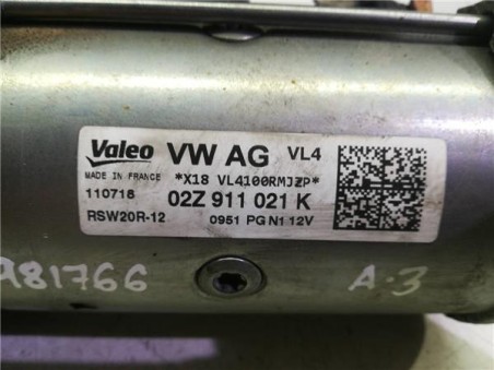 Motor Arranque Audi A3 SEDÁN 1 6 TDI 