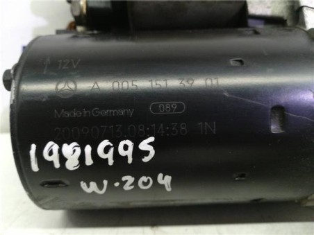 Motor Arranque MERCEDES CLASE C  BERLINA 1 8 CGI 