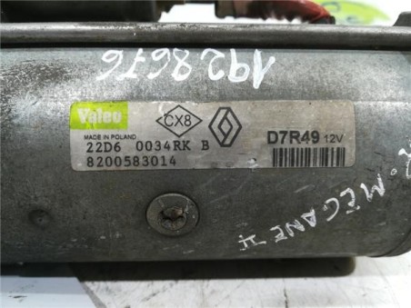 Motor Arranque Renault MEGANE II BERLINA 3P 1 9 dCi D FAP 