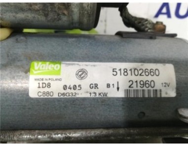 Motor Arranque Fiat GRANDE PUNTO 1 3 