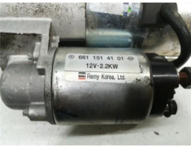 Motor Arranque Ssangyong REXTON 2 7 Turbodiesel 