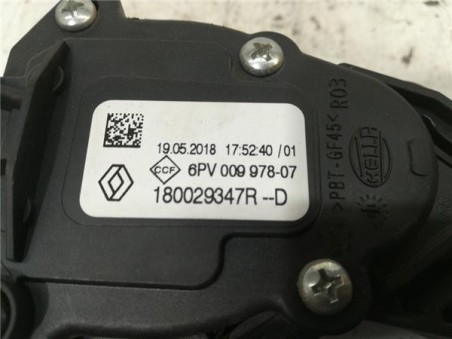 Potenciometro Pedal Gas Renault Clio IV  1 5 Authentique [1 5 Ltr  - 55 kW dCi Diesel FAP]