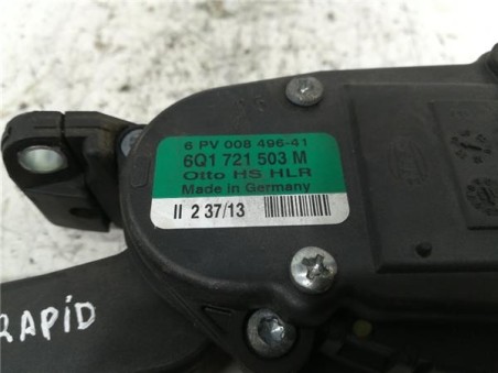 Potenciometro Pedal Gas Skoda Rapid  1 6 Active [1 6 Ltr  - 77 kW TDI DPF]