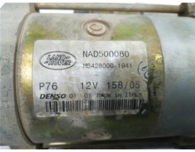 Motor Arranque Land Rover Range Rover Sport  2 7 V6 TD S [2 7 Ltr  - 140 kW Td V6 CAT]