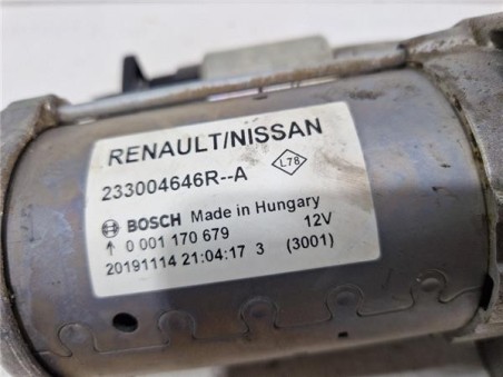 Motor Arranque Renault Captur II  1 0 Experience [1 0 Ltr  - 74 kW TCE]