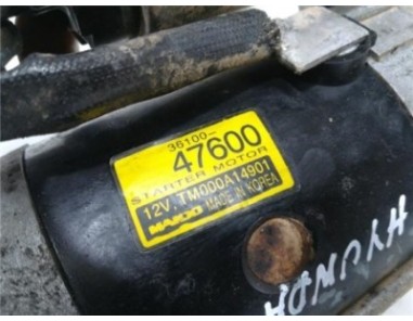 Motor Arranque Hyundai H-1 Furgón 2 5 TD