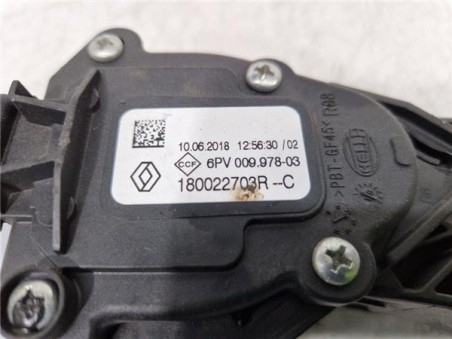Potenciometro Pedal Gas Dacia Sandero II  0 9 Ambiance [0 9 Ltr  - 66 kW TCE CAT bivalent  Gasolina / GPL]