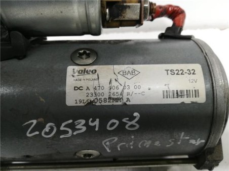 Motor Arranque Nissan PRIMASTAR Furgón  dCi 120