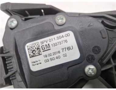 Potenciometro Pedal Gas Opel Astra K Berlina 5p  1 6 Business [1 6 Ltr  - 81 kW CDTI DPF]