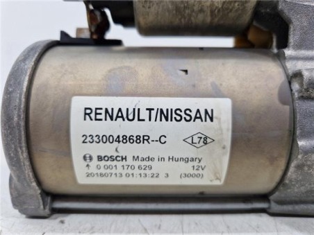Motor Arranque Renault Megane IV Berlina 5P  1 5 Business [1 5 Ltr  - 66 kW dCi Diesel FAP Energy]