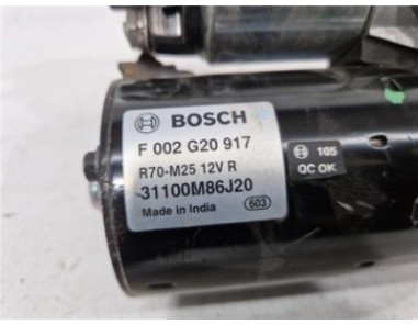 Motor Arranque Suzuki Swift  1 3 GL+ [1 3 Ltr  - 55 kW DDiS Diesel CAT]