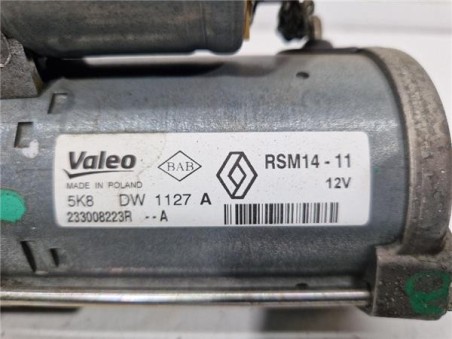 Motor Arranque Renault Captur I  1 5 Dynamique [1 5 Ltr  - 66 kW dCi Diesel FAP Energy]