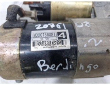 Motor Arranque Citroen Berlingo  1 9 D SX Combi [1 9 Ltr  - 51 kW Diesel]