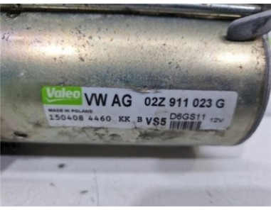 Motor Arranque Audi A3  1 4 TFSI Ambiente [1 4 Ltr  - 92 kW 16V TFSI]