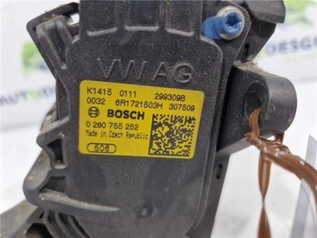 Potenciometro Pedal Gas Skoda Rapid  1 6 Active [1 6 Ltr  - 77 kW TDI DPF]