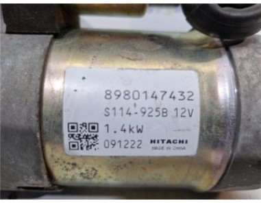 Motor Arranque Opel Astra H Berlina  1 7 CDTI