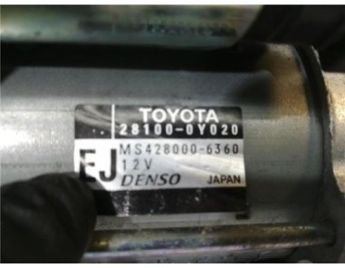 Motor Arranque Toyota Auris  1 3 Active [1 3 Ltr  - 74 kW 16V CAT]