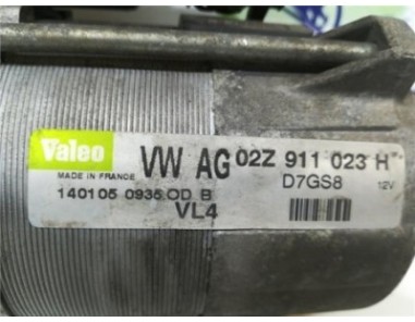 Motor Arranque Audi A3  1 9 TDI Ambiente [1 9 Ltr  - 77 kW TDI]