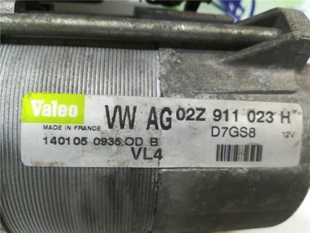Motor Arranque Audi A3  1 9 TDI Ambiente [1 9 Ltr  - 77 kW TDI]