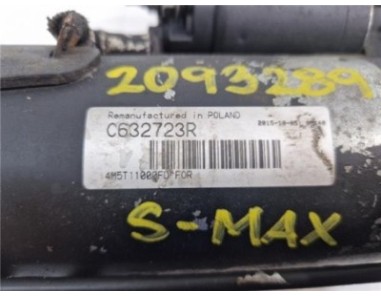 Motor Arranque Ford S-MAX  2 0 TDCi