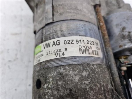 Motor Arranque Audi A3  1 9 TDI Ambiente [1 9 Ltr  - 77 kW TDI]