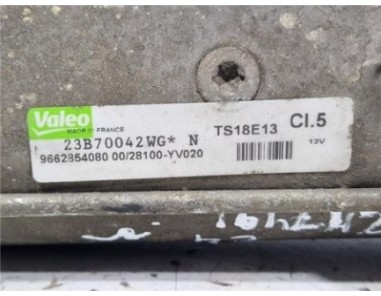 Motor Arranque Citroen C4 Berlina  1 6 HDi