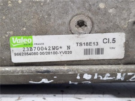 Motor Arranque Citroen C4 Berlina  1 6 HDi