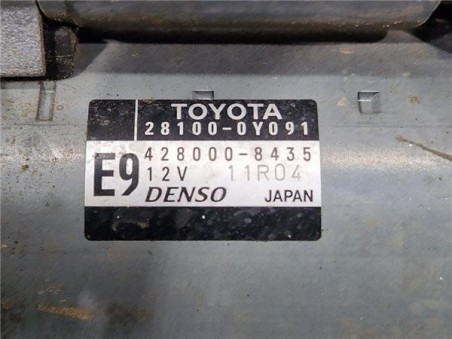 Motor Arranque Toyota Yaris  1 3 Active [1 3 Ltr  - 73 kW 16V CAT]