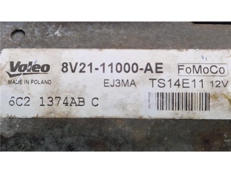 Motor Arranque Ford Fiesta  1 4 DIESEL