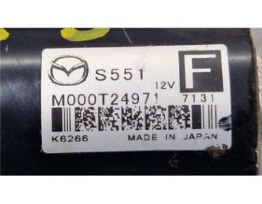 Motor Arranque Mazda CX-3  1 5 Center-Line [1 5 Ltr  - 77 kW Diesel CAT]