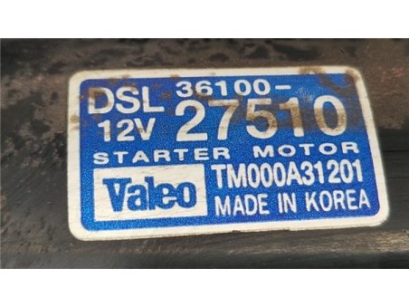 Motor Arranque Hyundai Accent  1 5 CRDi