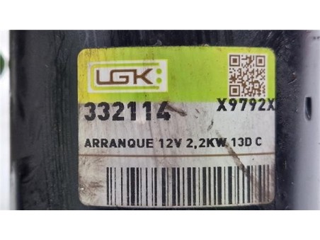 Motor Arranque Skoda Superb Berlina  2 0 Active [2 0 Ltr  - 110 kW TDI]