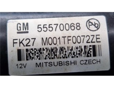 Motor Arranque Opel Astra K Berlina 5p  1 6 Business [1 6 Ltr  - 81 kW CDTI DPF]