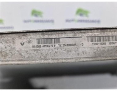 RADIADOR AGUA Renault Scenic III  1 5 Business [1 5 Ltr  - 81 kW dCi Diesel FAP]