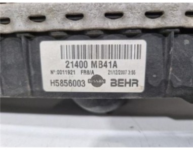 RADIADOR AGUA Nissan CABSTAR Caja/chasis  YD25