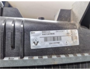 RADIADOR AGUA Renault Megane III Berlina 5P  1 5 BOSE Edition [1 5 Ltr  - 81 kW dCi Diesel FAP]