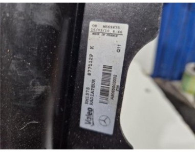 RADIADOR AGUA Mercedes-Benz Sprinter II Furgón  2 1 413/414/416/510/511/513/514/516 CDI  [2 1 Ltr  - 70 kW CDI]