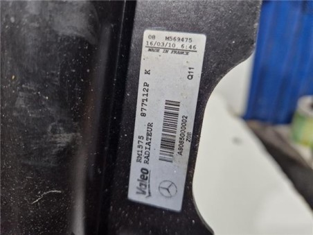 RADIADOR AGUA Mercedes-Benz Sprinter II Furgón  2 1 413/414/416/510/511/513/514/516 CDI  [2 1 Ltr  - 70 kW CDI]