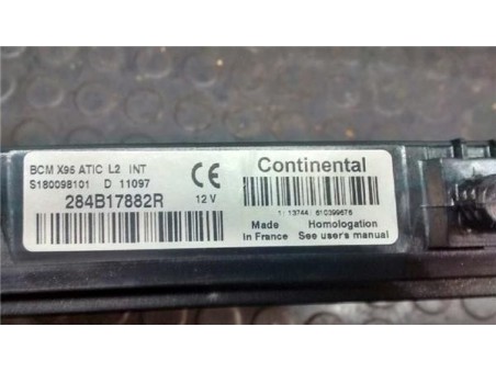 BSI Renault SCENIC III 1 5 dCi D FAP 