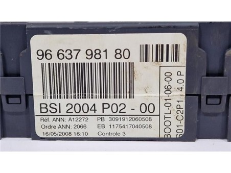 BSI Peugeot 308  1 6 Confort [1 6 Ltr  - 80 kW HDi FAP CAT ]