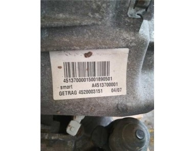 Caja Cambios Manual Smart COUPE 1 0 