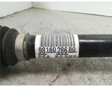 Palier Delantero Derecho Citroen C3  1 6 Elle [1 6 Ltr  - 55 kW Blue-HDI FAP]